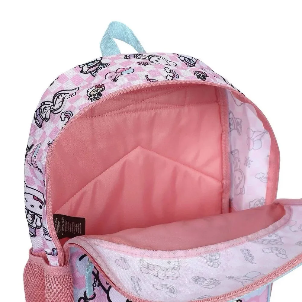 Hello Kitty 16-Inch Kids School Backpack Pink Travel Book Bag New